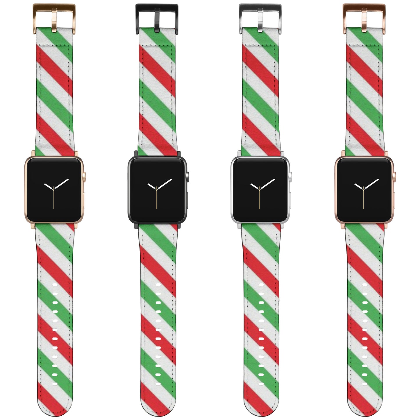 Apple Watch Band (Peppermint Stripe)