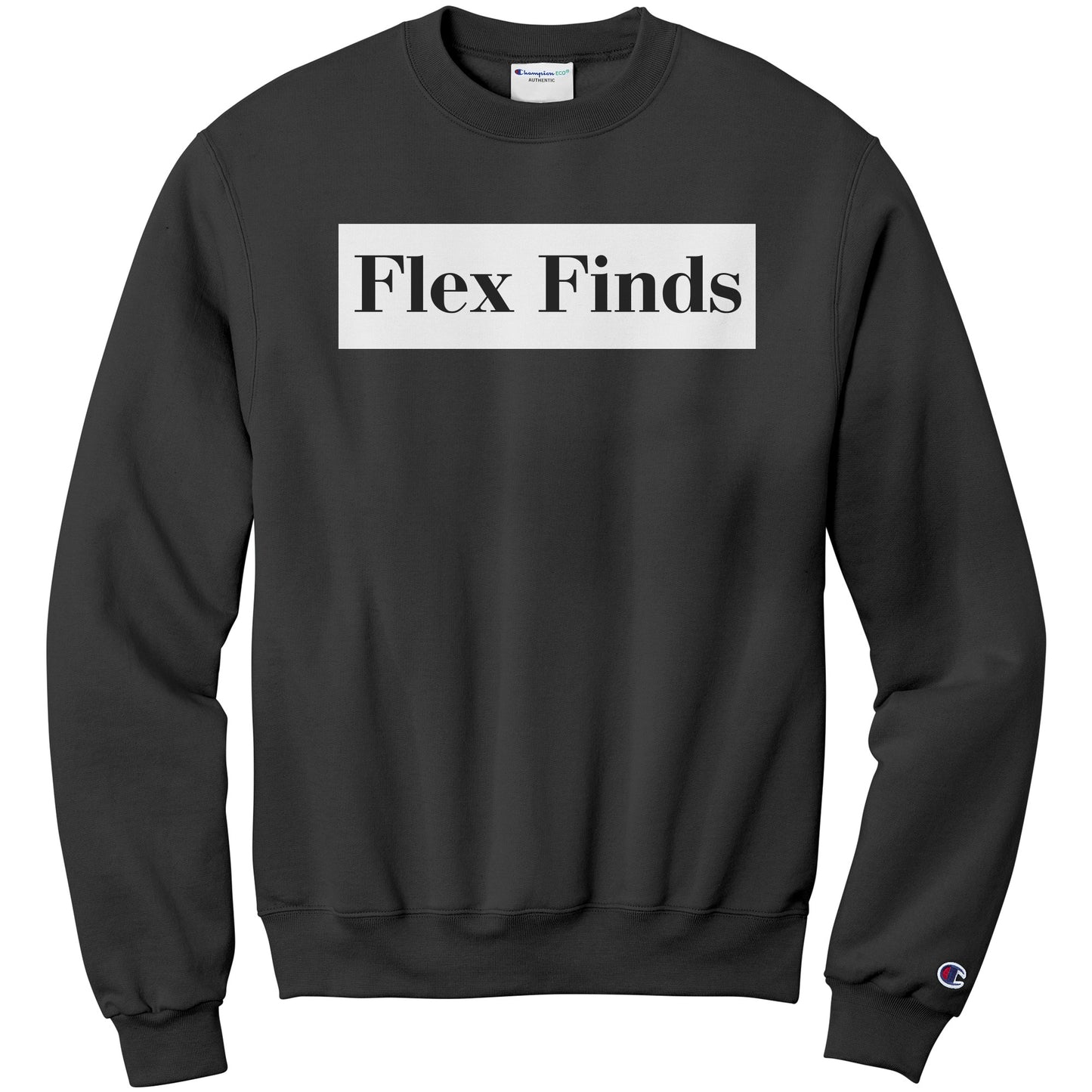 Black & White “Flex Finds” Champion Crewneck Sweatshirt