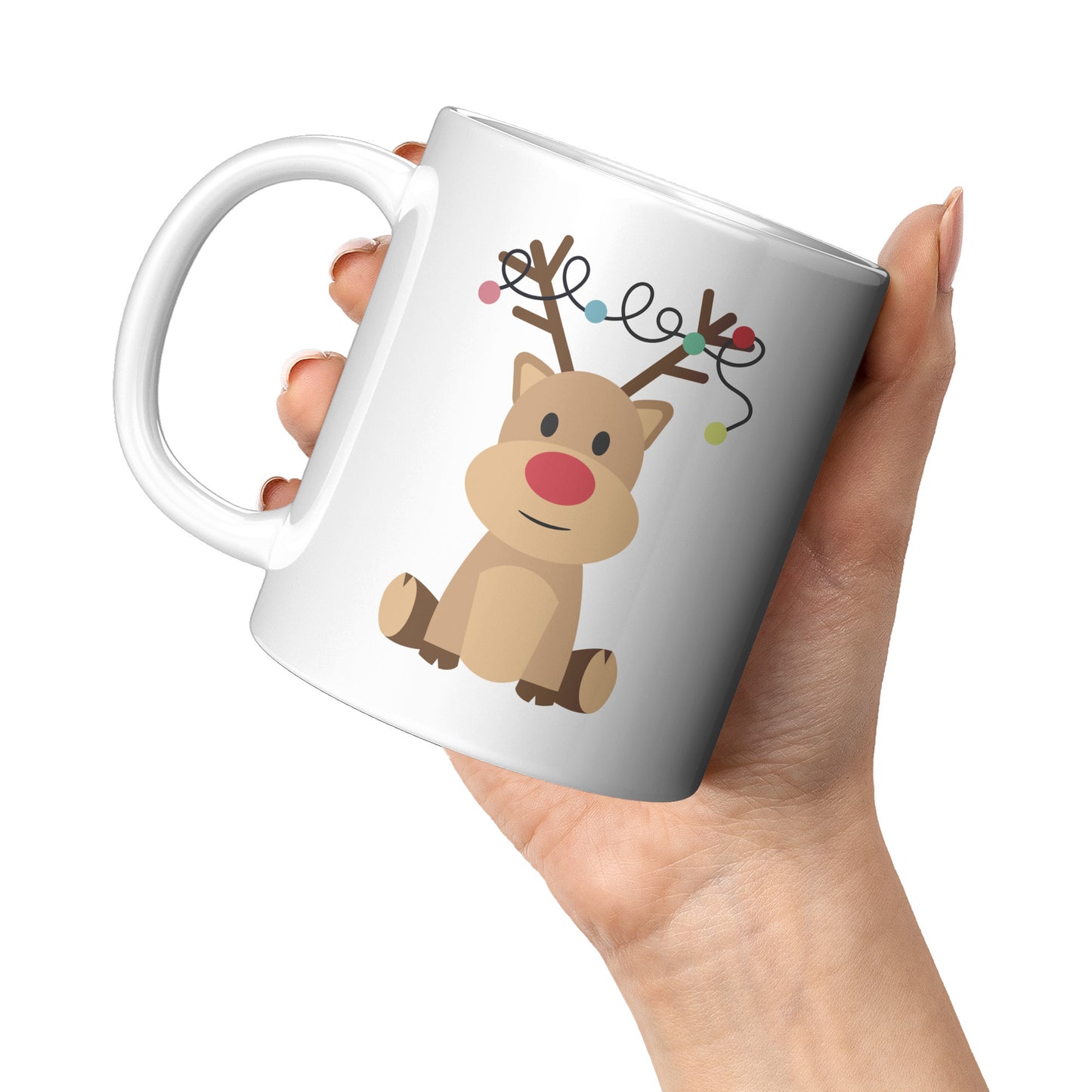 Cartoon Reindeer Mug
