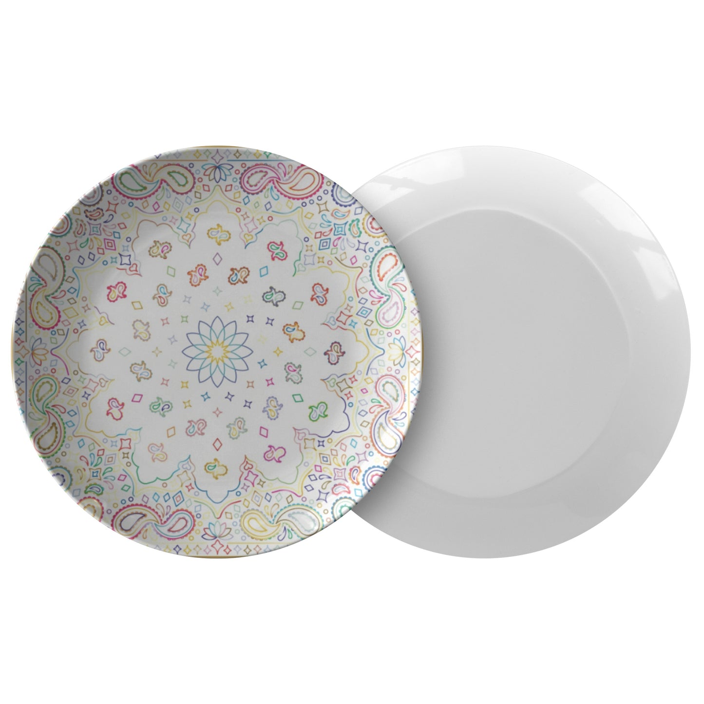 Colorful Mandala Plate