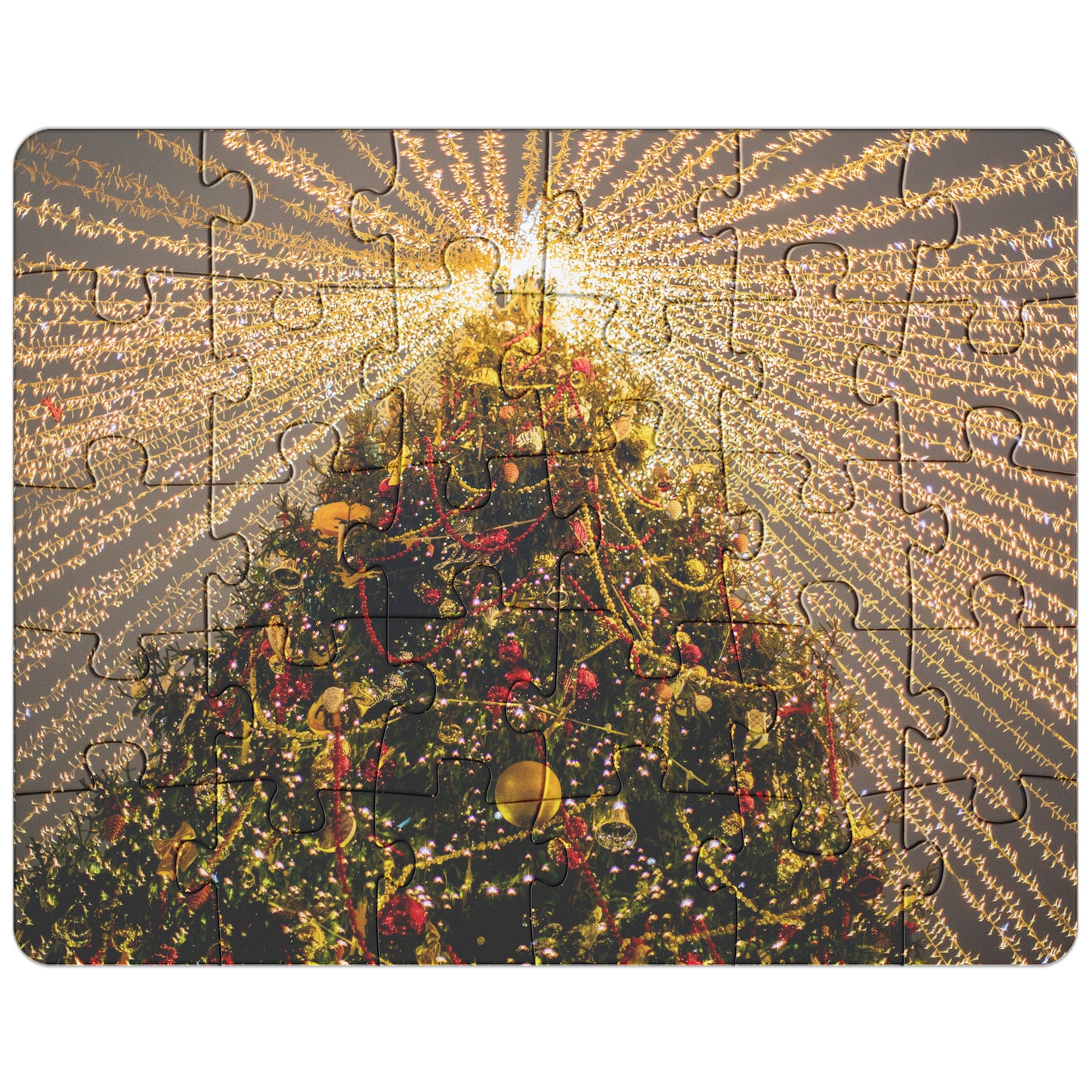 Dazzling Christmas Tree Puzzle