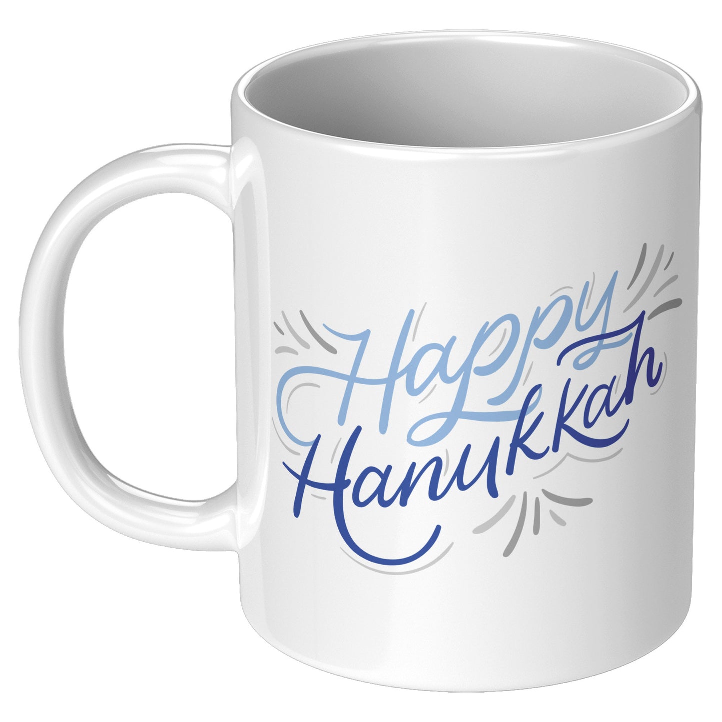 Decorative Happy Hanukkah Mug