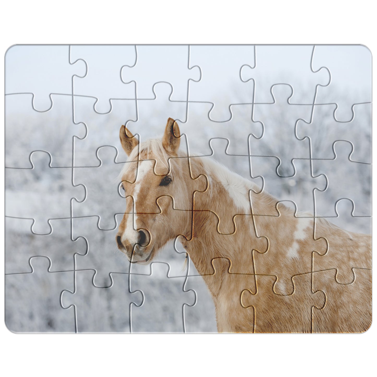Winter Horse Puzzle