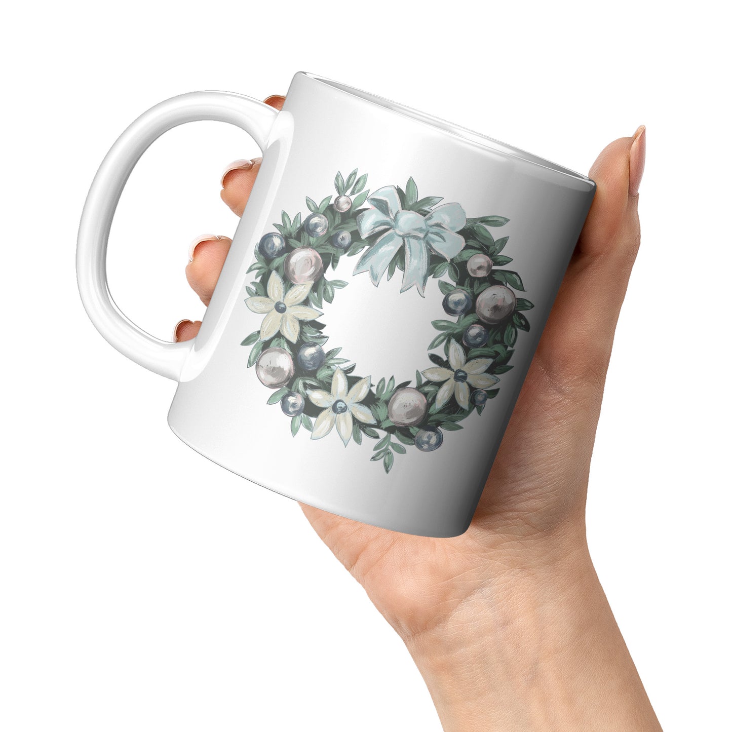 Winter Wreath Mug