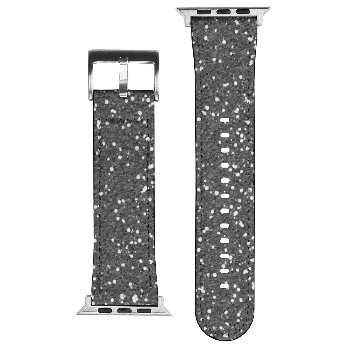 Apple Watch Band (Black Glitter)