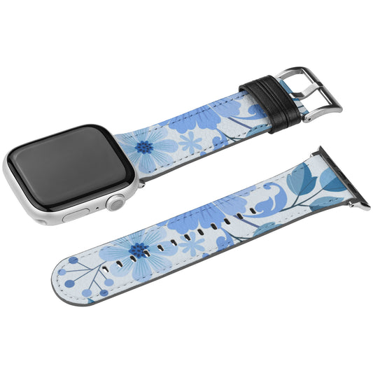Apple Watch Band (Blue Floral I)
