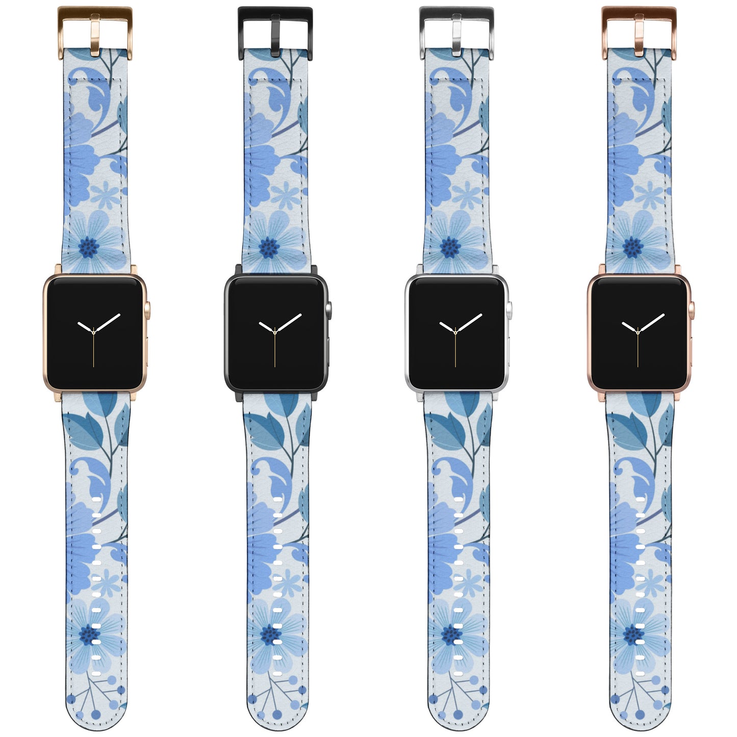 Apple Watch Band (Blue Floral I)