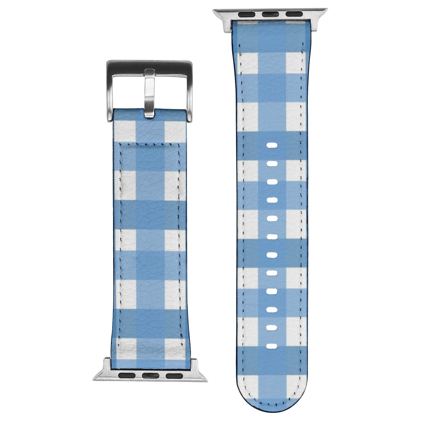 Apple Watch Band (Blue Gingham)