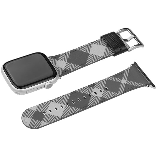 Apple Watch Band (Dark Grey Plaid)