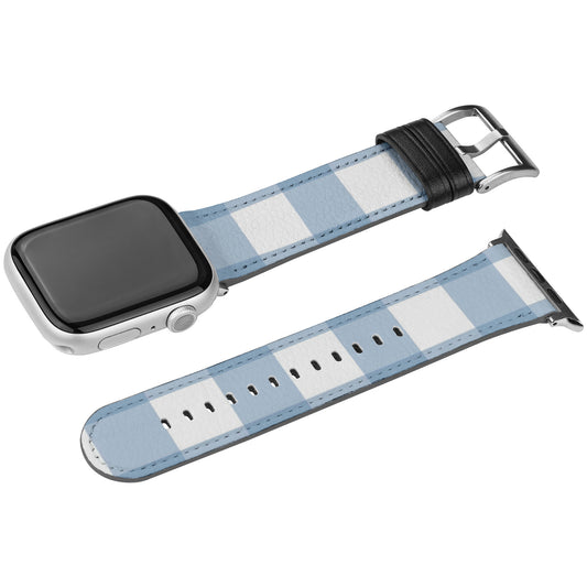 Apple Watch Band (Denim Plaid)