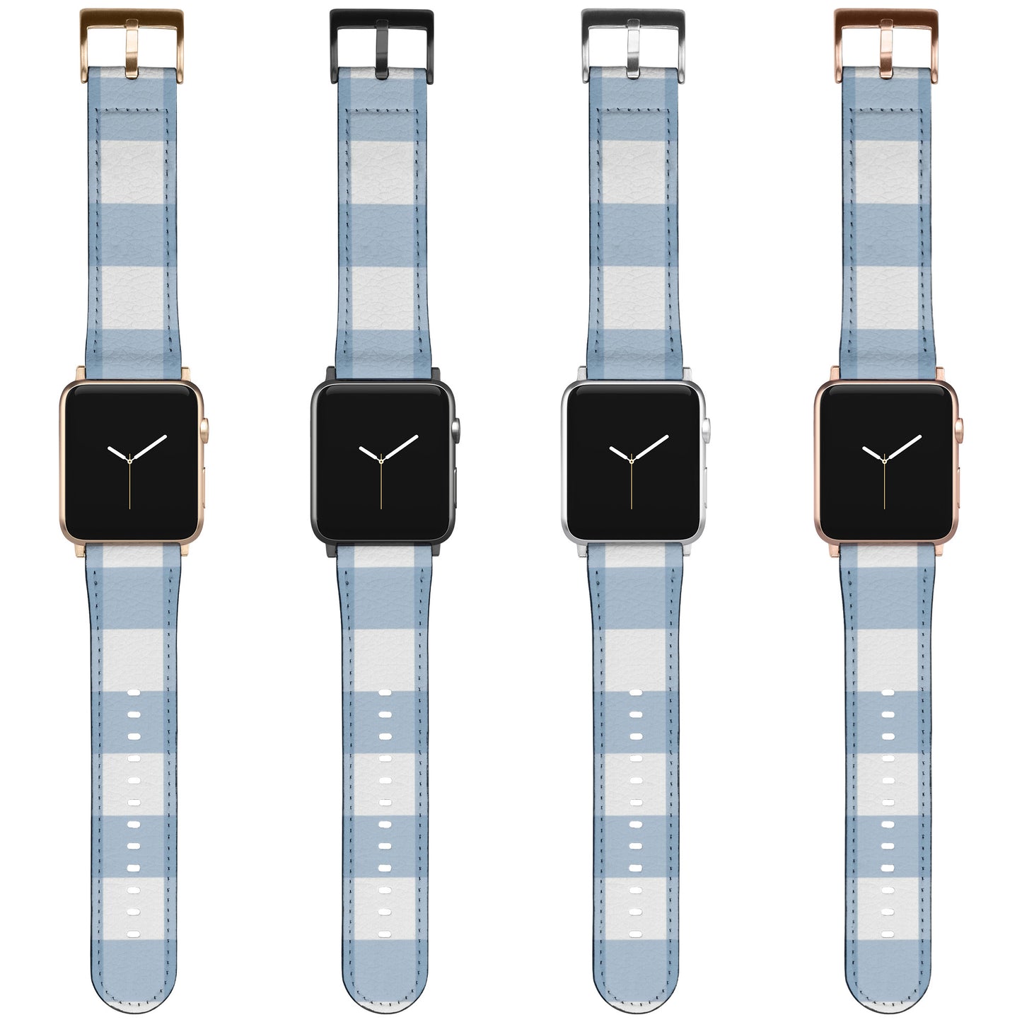 Apple Watch Band (Denim Plaid)