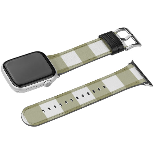 Apple Watch Band (Gold Plaid)
