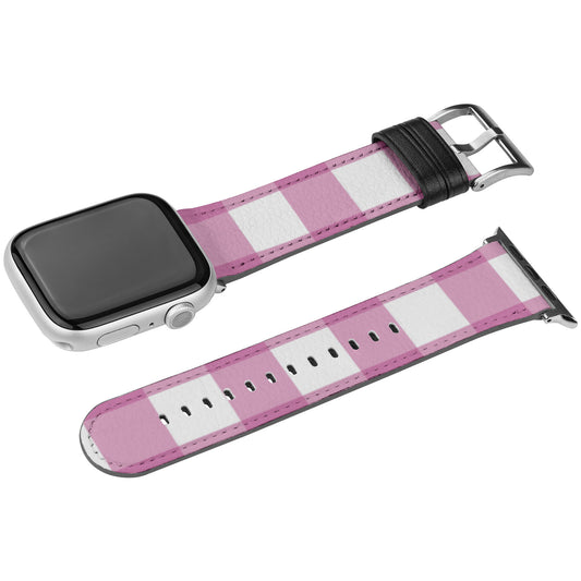 Apple Watch Band (Hot Pink Plaid)