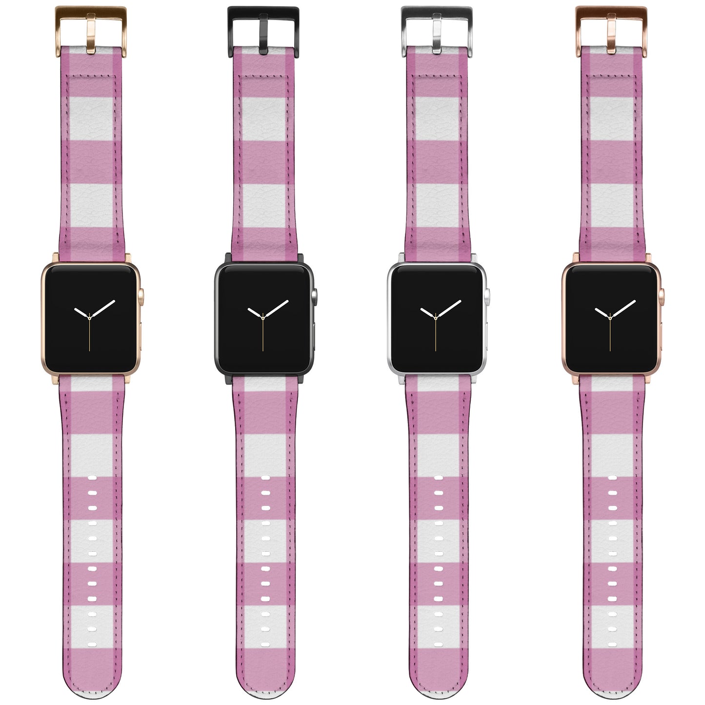Apple Watch Band (Hot Pink Plaid)