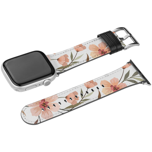 Apple Watch Band (Peach Floral)