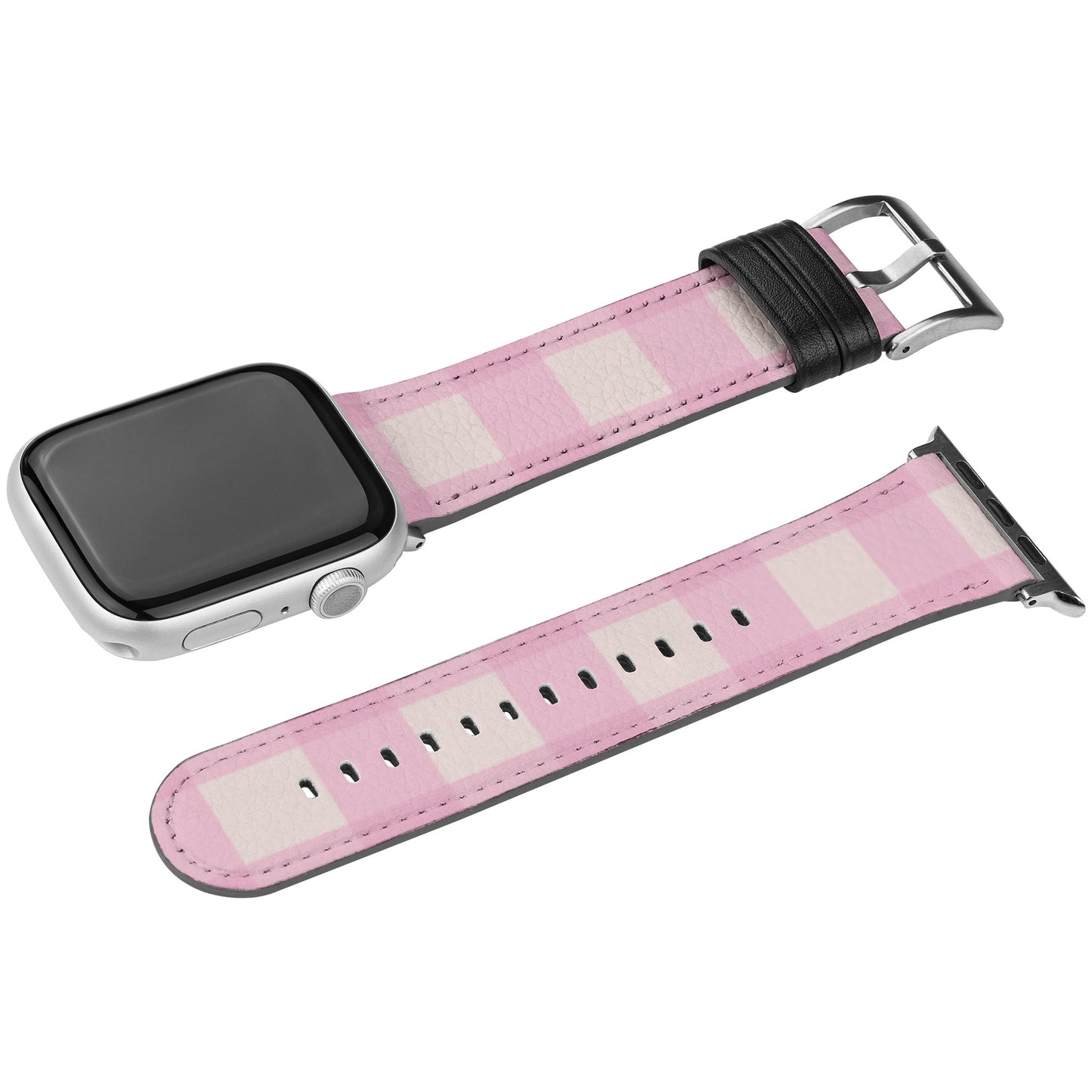 Apple Watch Band (Pink Plaid)