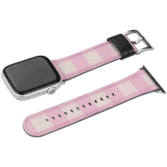 Apple Watch Band (Pink Plaid)