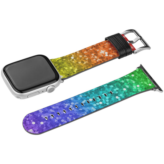 Apple Watch Band (Rainbow Glitter)
