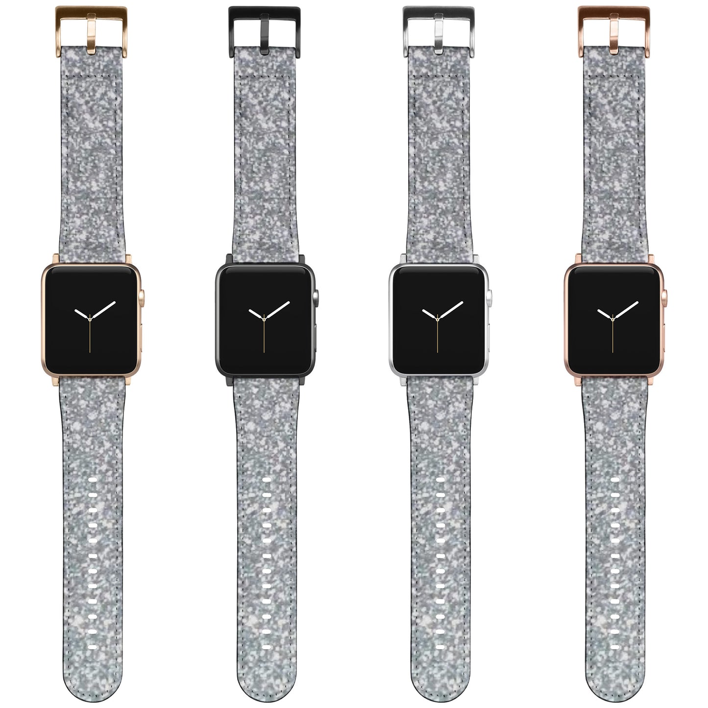 Apple Watch Band (Silver Glitter)