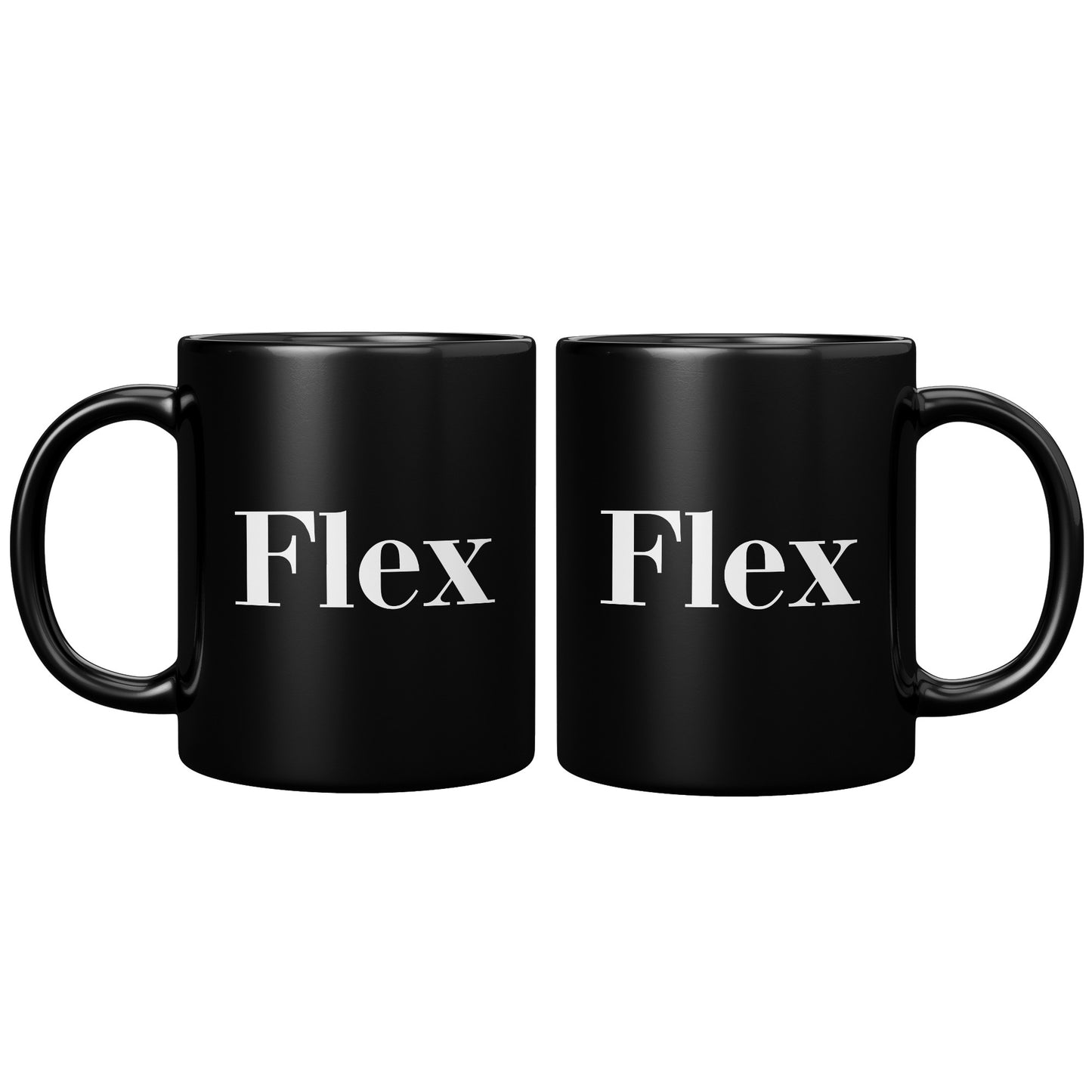Black “Flex” Mug