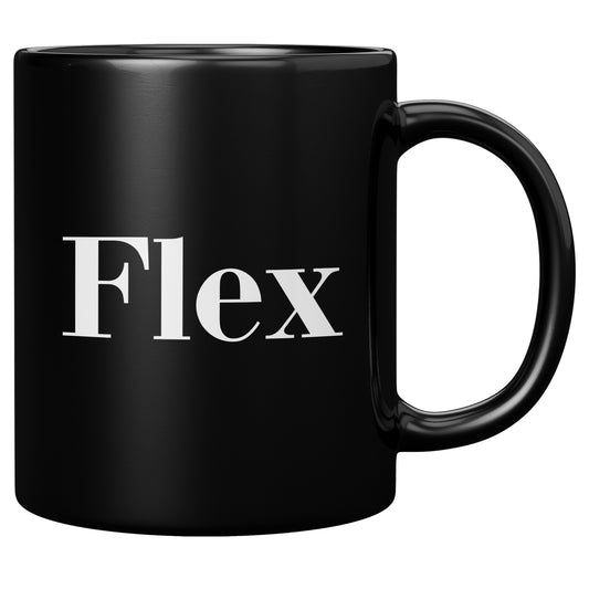 Black “Flex” Mug