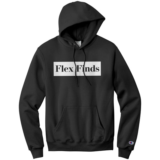 Black & White “Flex Finds” Champion Hoodie