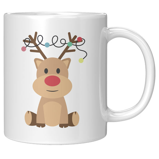 Cartoon Reindeer Mug
