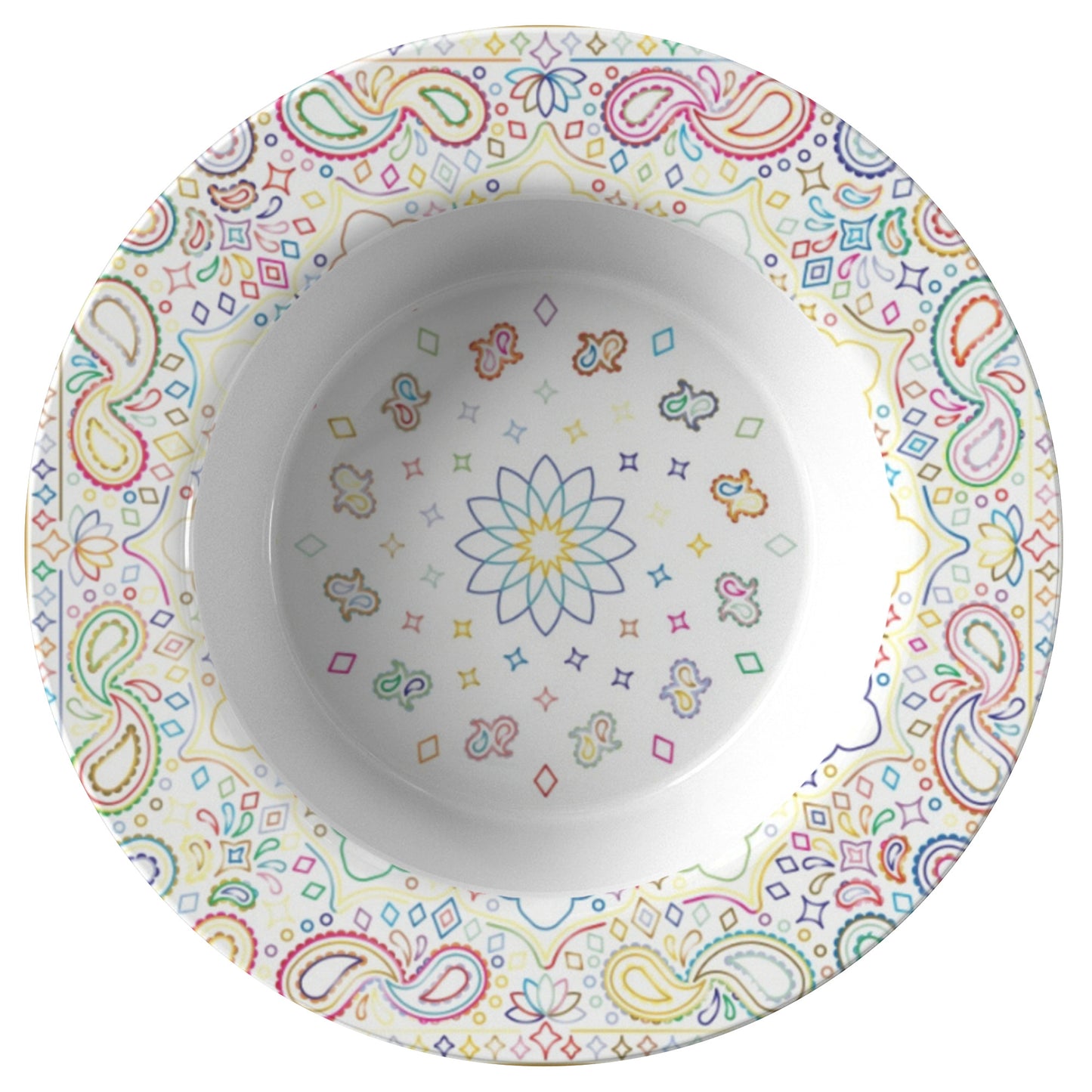 Colorful Mandala Bowl