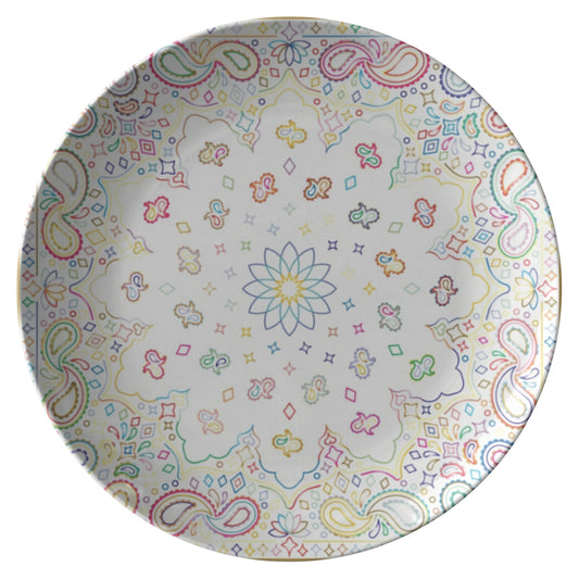 Colorful Mandala Plate