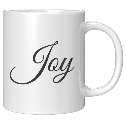 Cursive “Joy” Mug