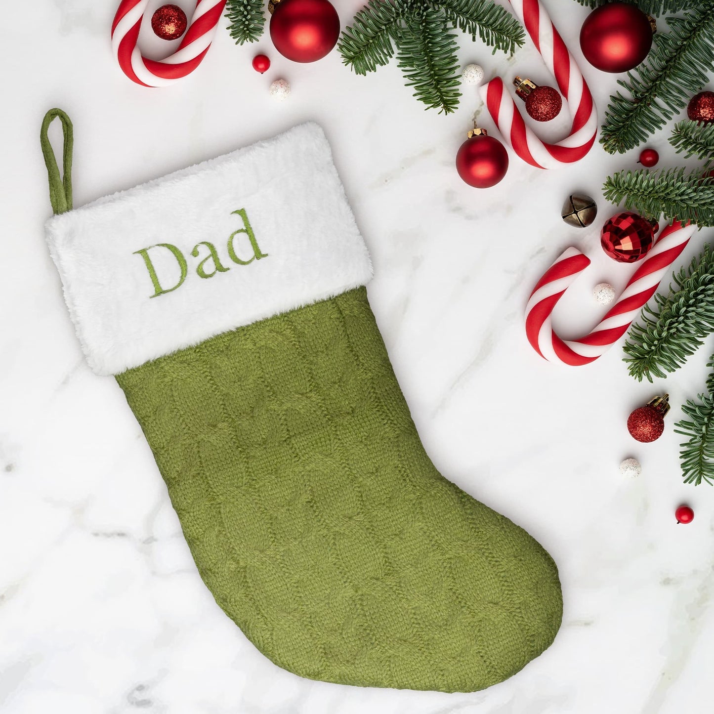 Custom Embroidered Holiday Stocking