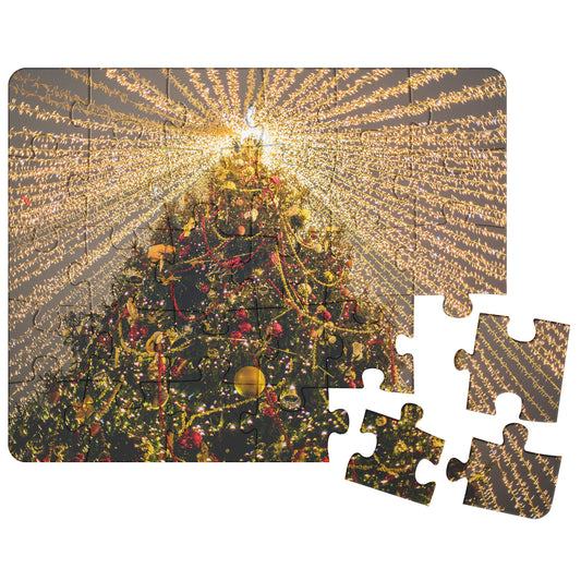 Dazzling Christmas Tree Puzzle