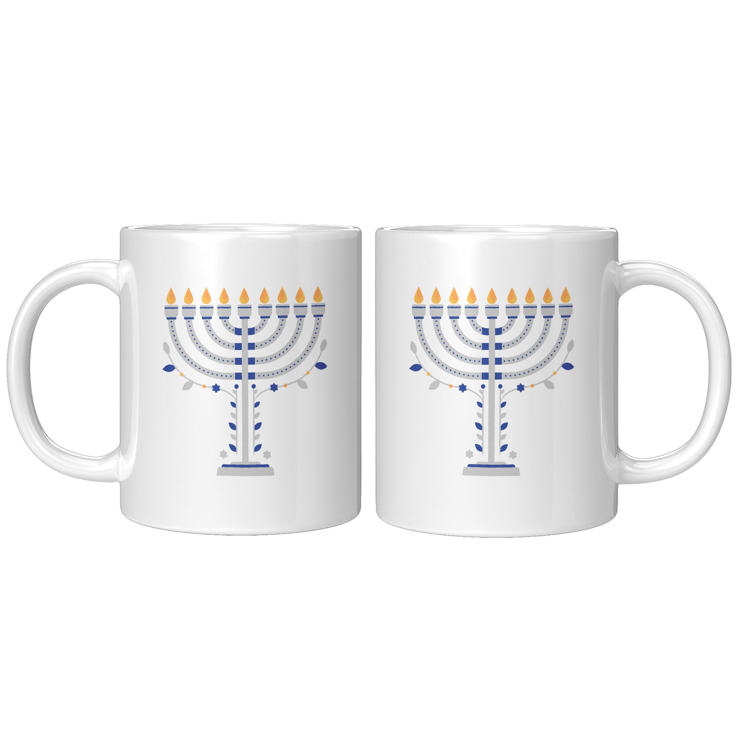 Decorative Menorah Mug