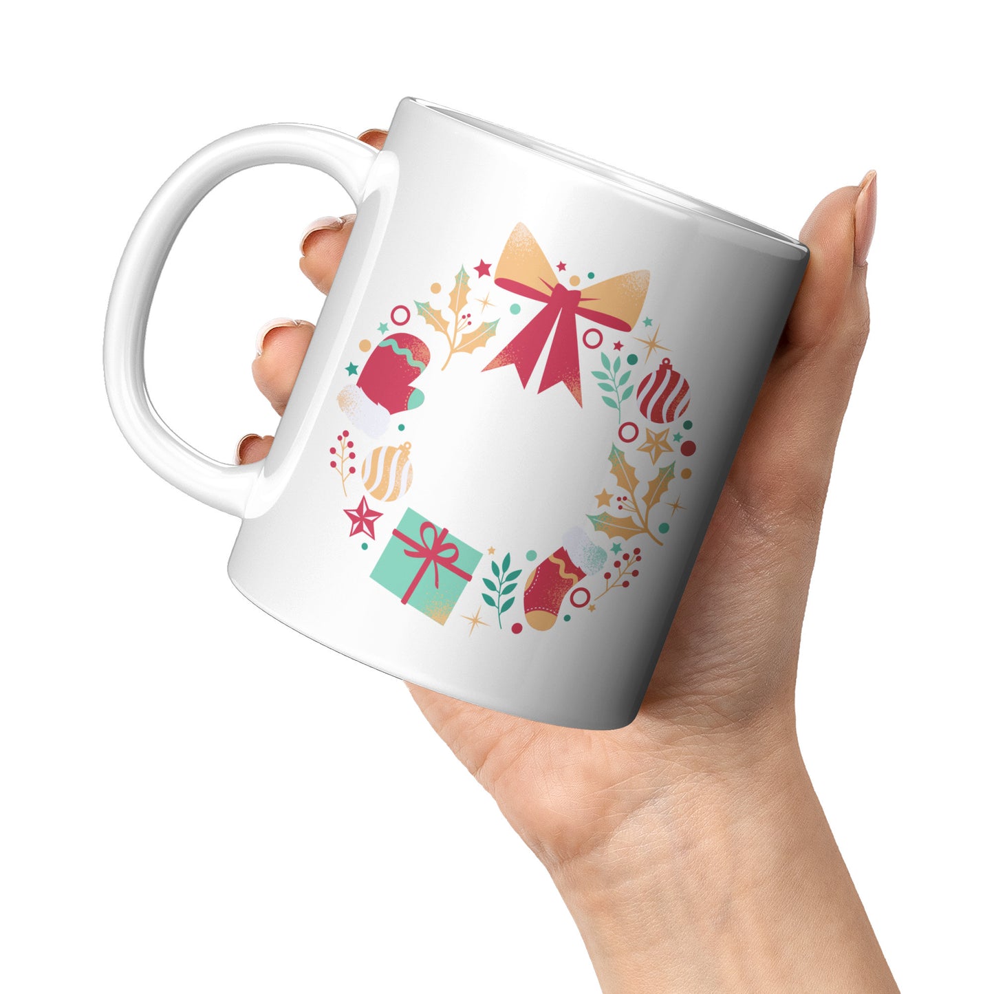 Festive Wreath Mug