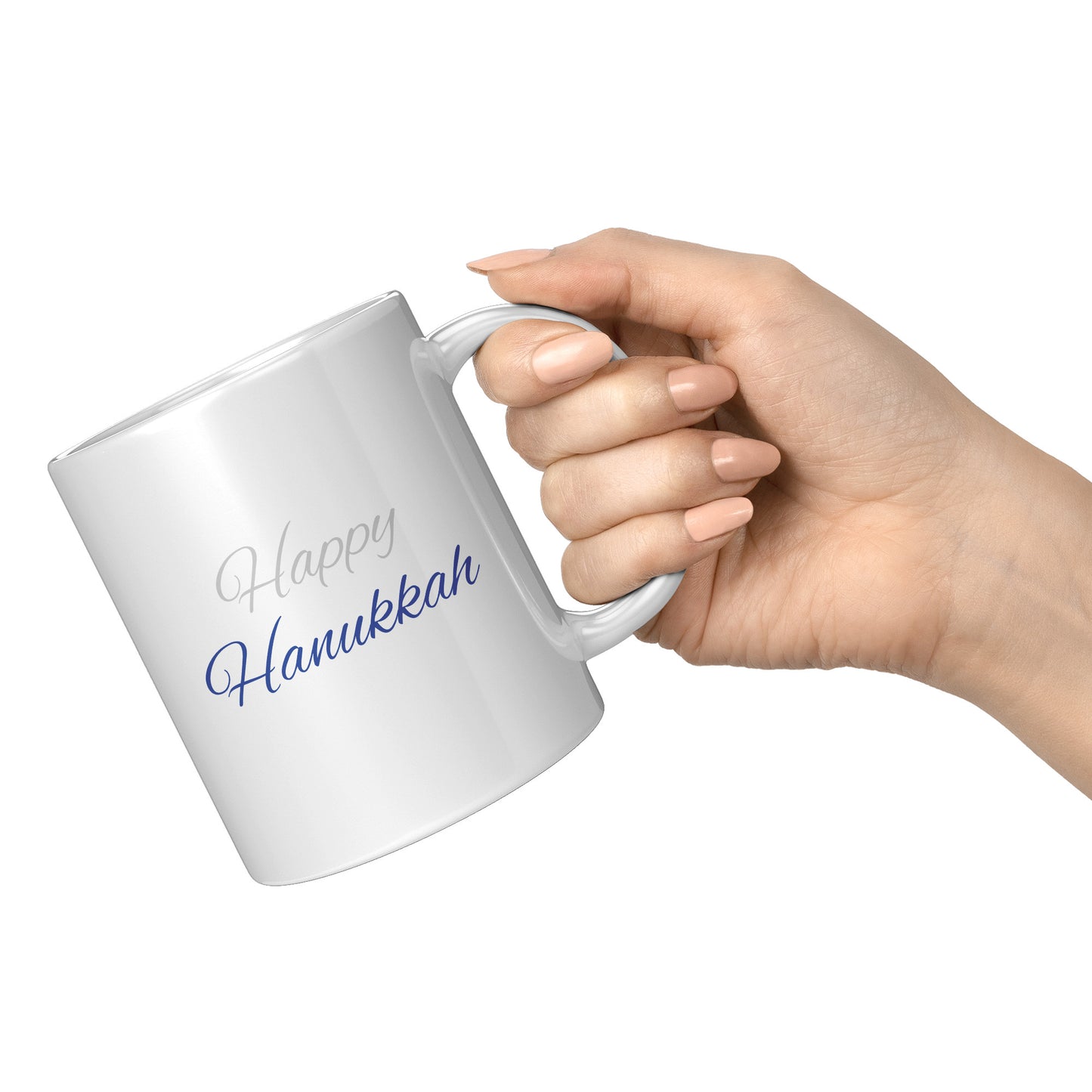Alex Brush “Happy Hanukkah” Mug