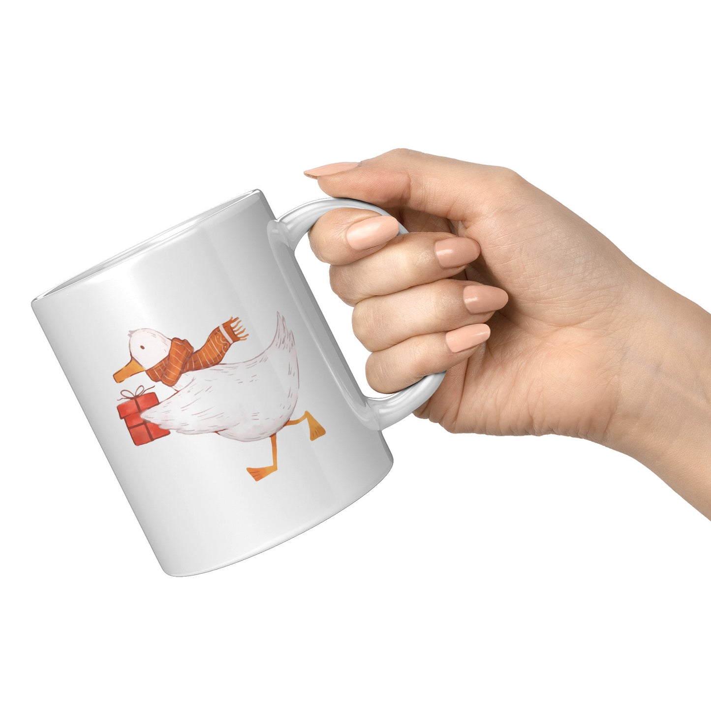 Holiday Rush Goose Mug