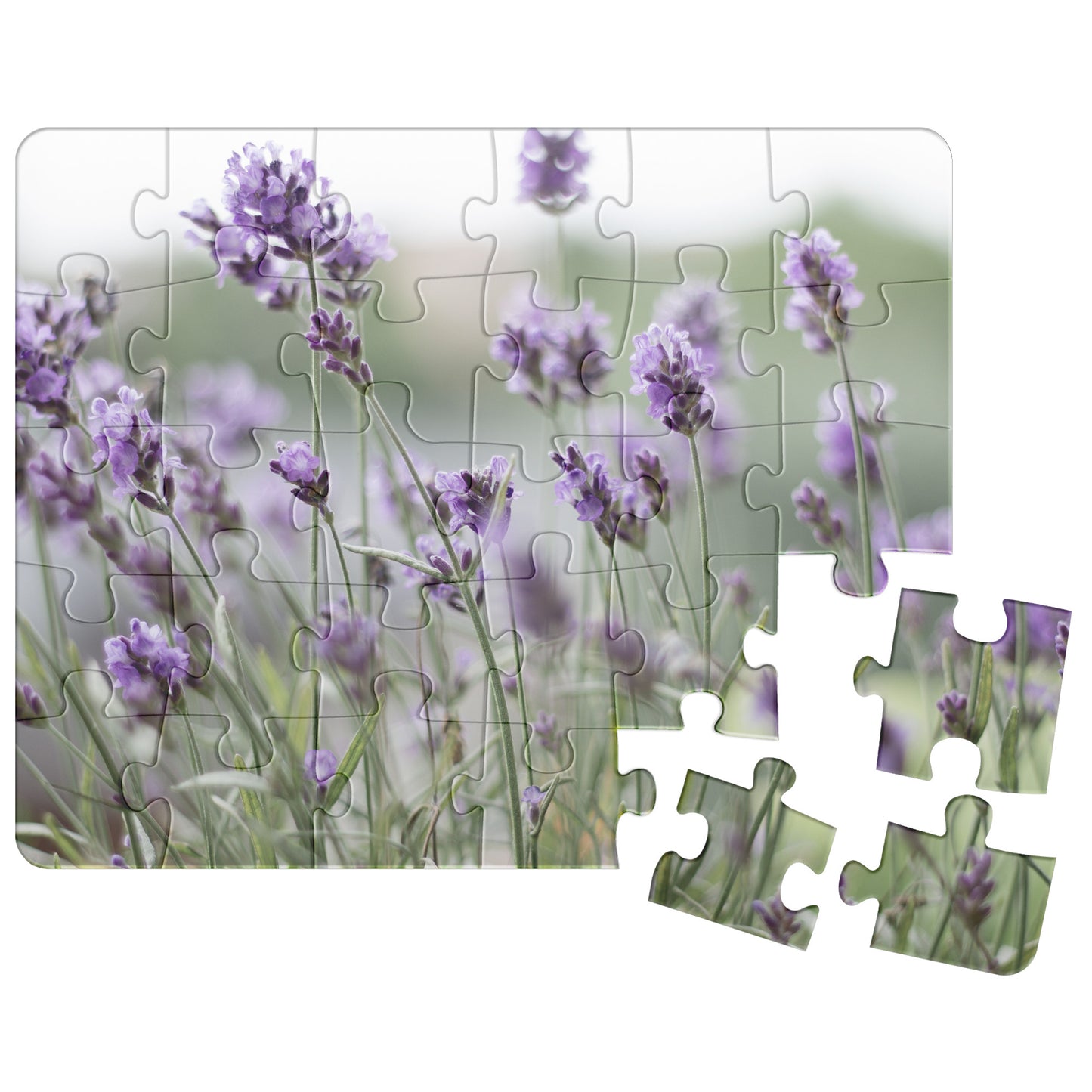 Lavender Landscape Puzzle