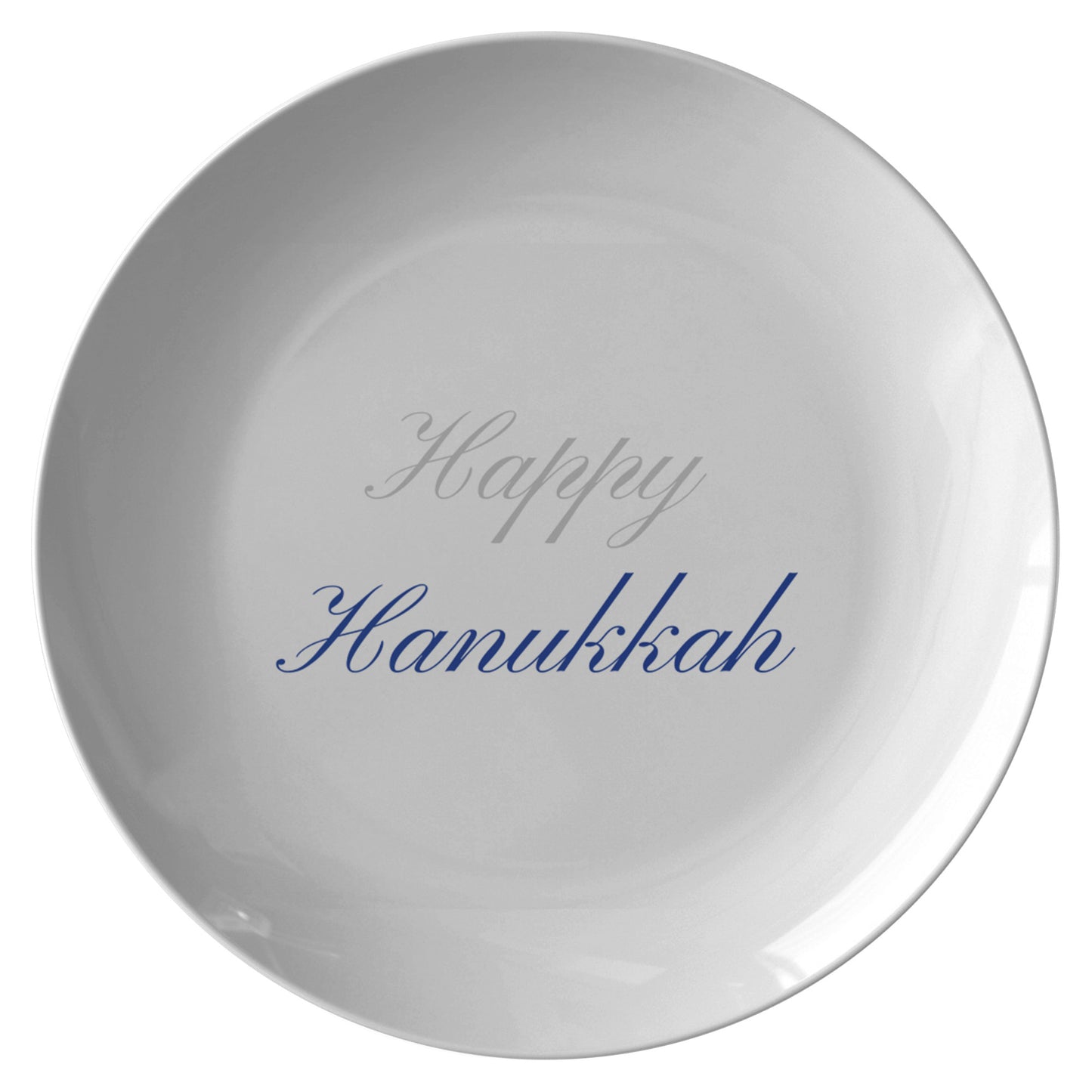 New Pinyon Script “Happy Hanukkah” Plate