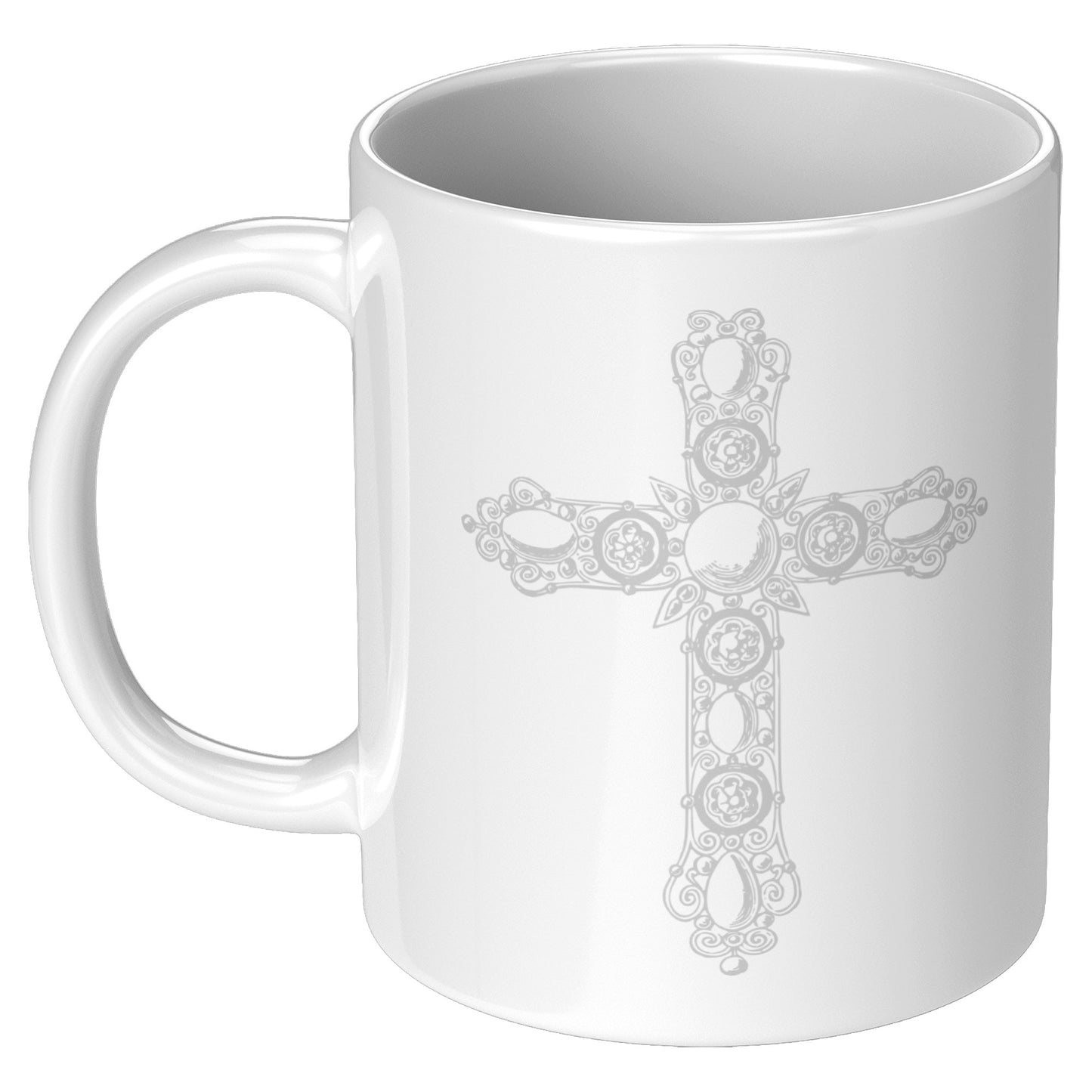 Ornate Cross Mug