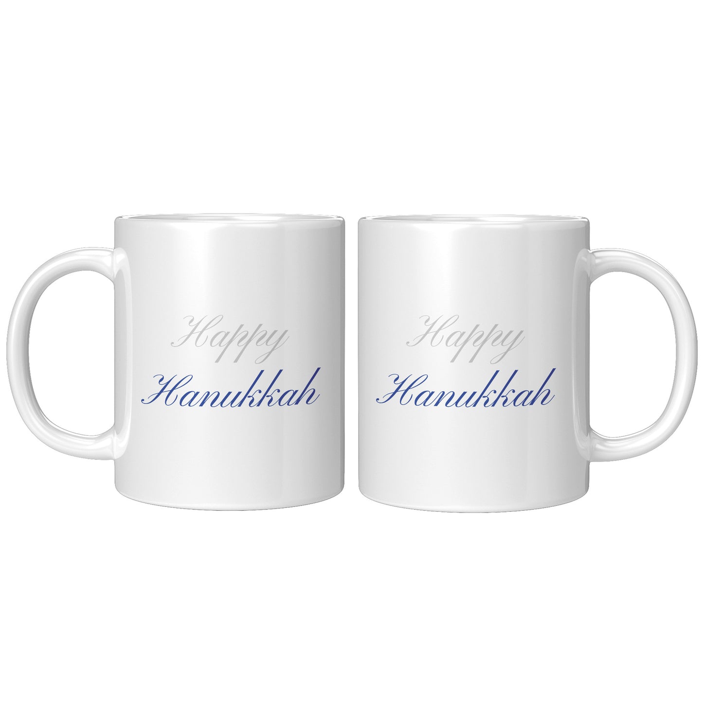 Pinyon Script “Happy Hanukkah” Mug