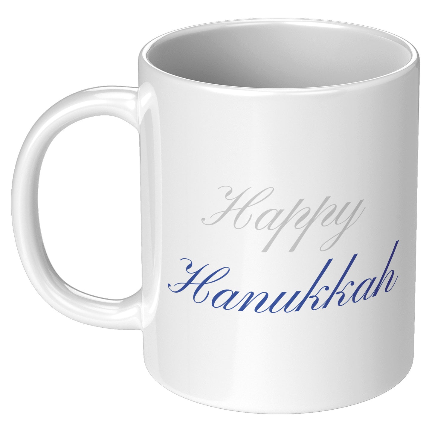 Pinyon Script “Happy Hanukkah” Mug