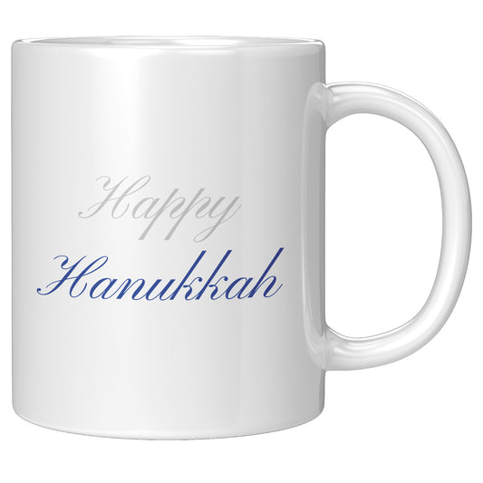 Pinyon Script “Happy Hanukkah” Mug