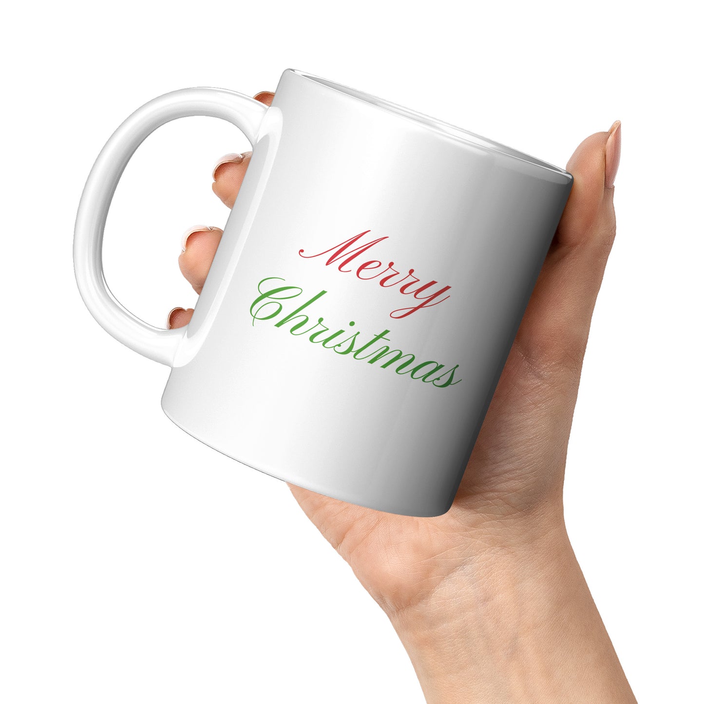 Pinyon Script “Merry Christmas” Mug