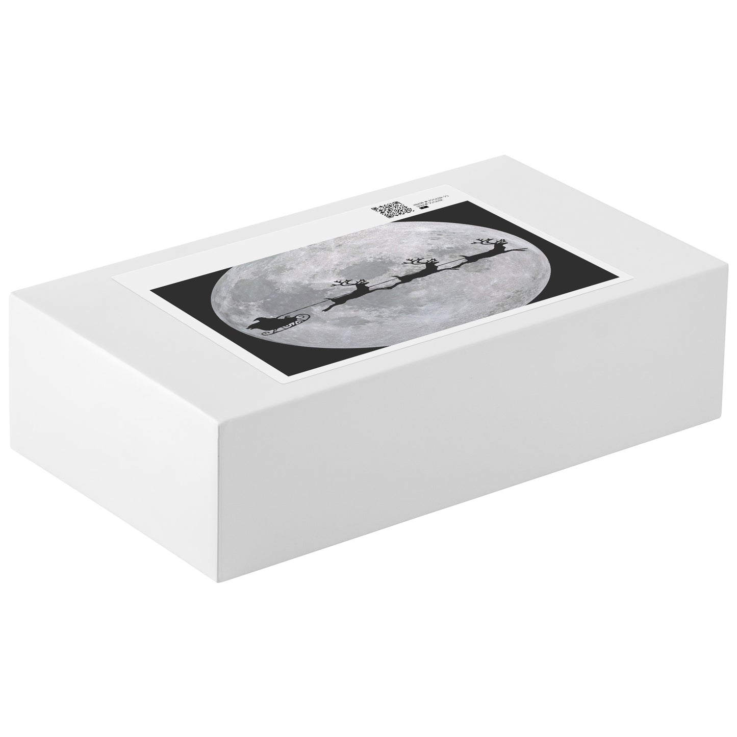 Santa’s Sleigh Silhouette Puzzle