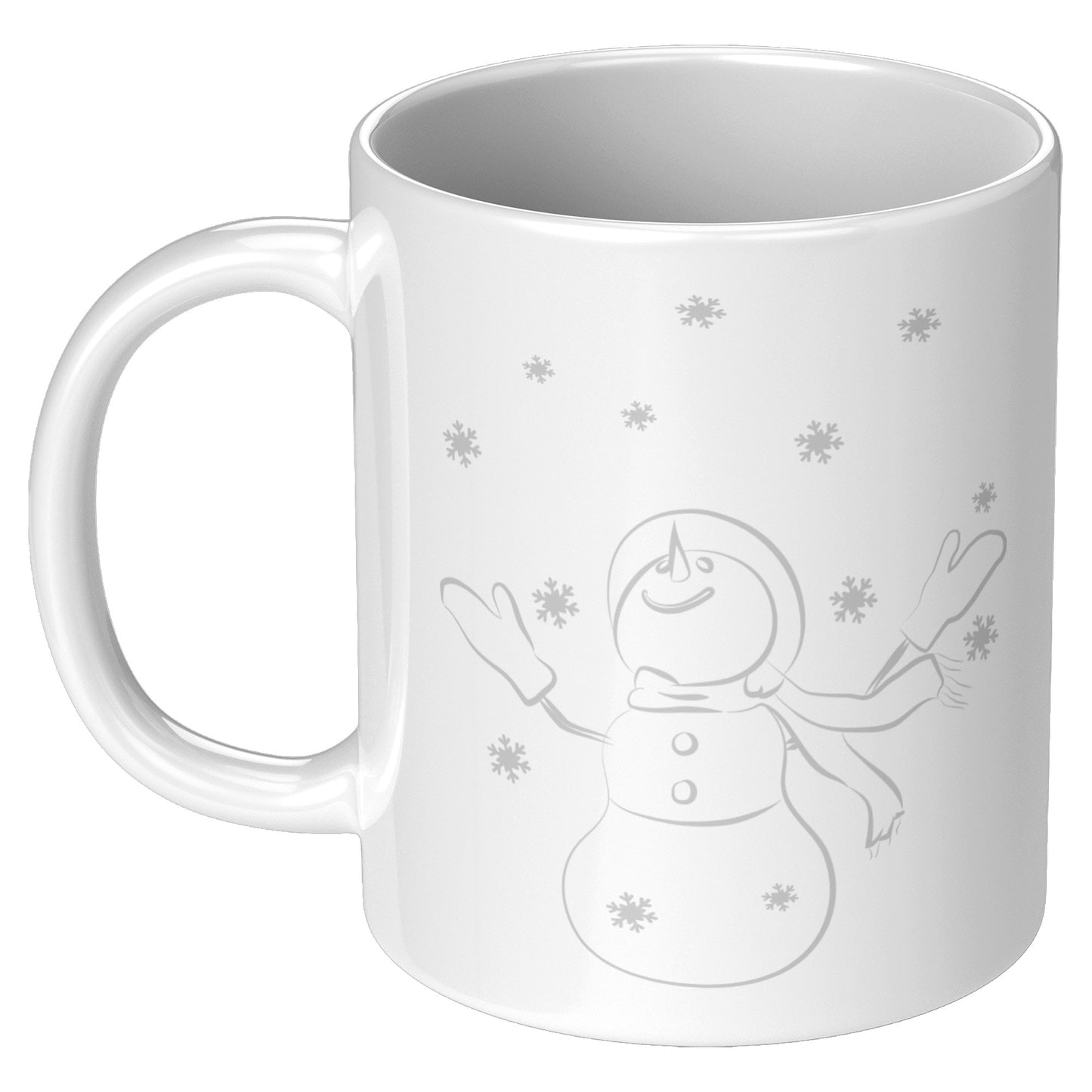 Snowman Sketch Mug
