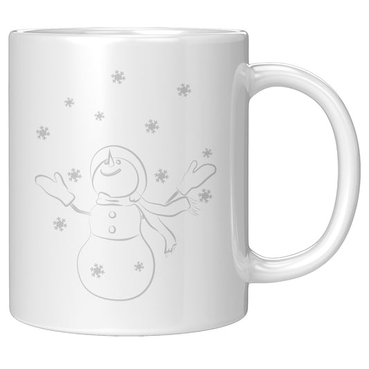 Snowman Sketch Mug