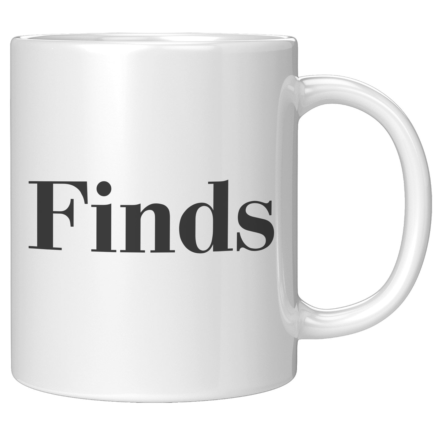 White “Flex Finds” Flip Side Mug