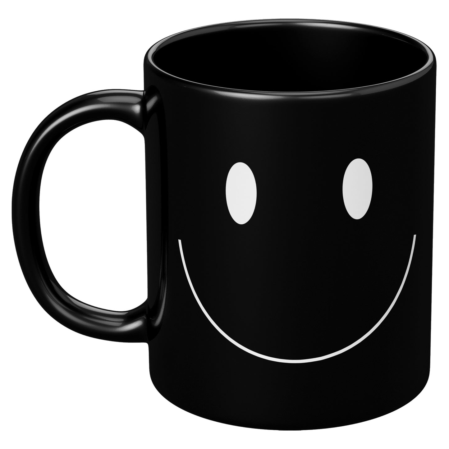 Smiley Face Mug (Black/White)