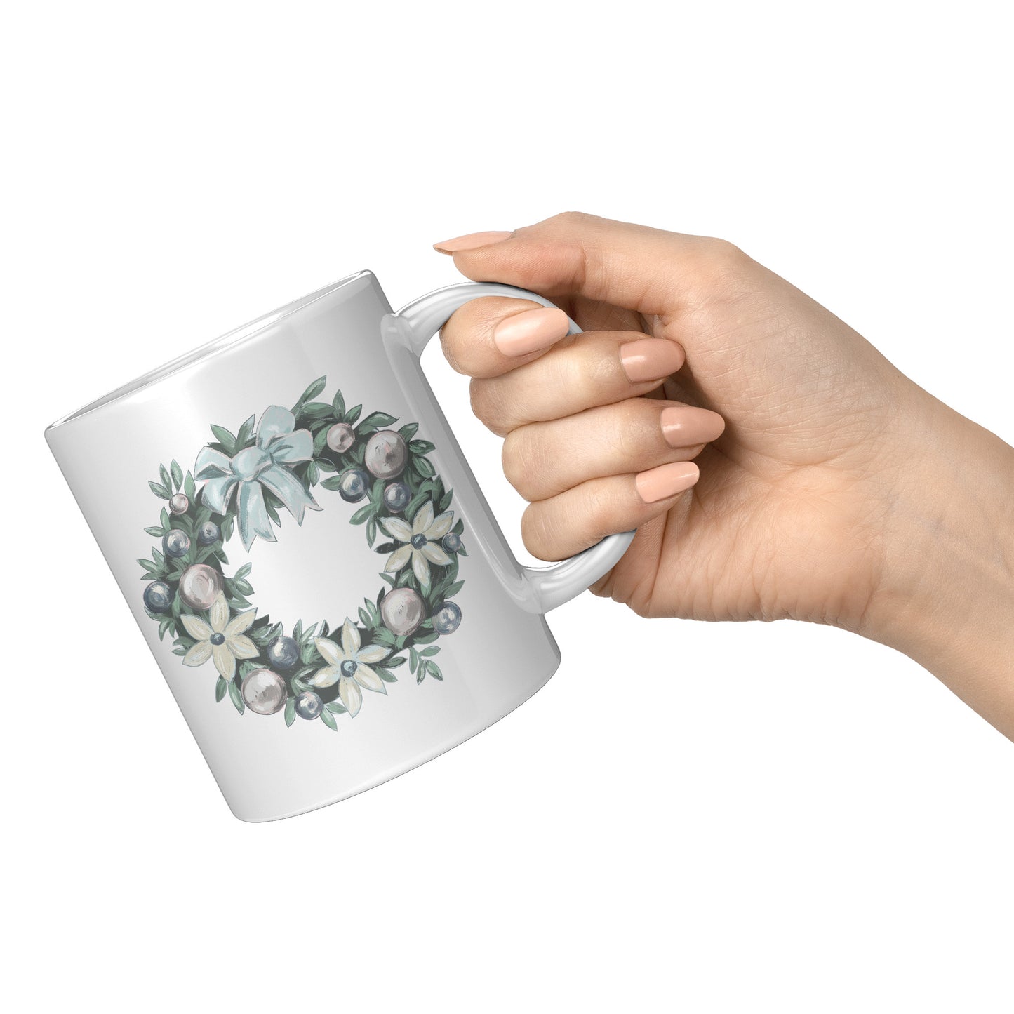 Winter Wreath Mug